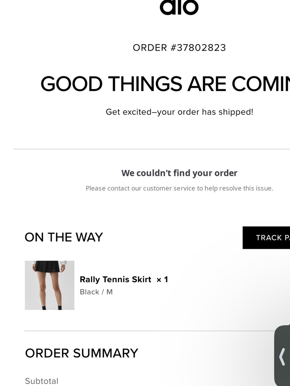 ALO Yoga Kids Black Bottoms